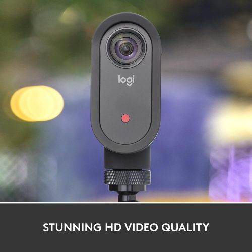  Logitech for Creators Logitech Mevo Start, Wireless Live Streaming Camera, 1080p HD Video Quality, Intelligent App Control, Stream via LTE or Wi-Fi - Black