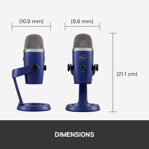  [아마존베스트]Blue Yeti Nano Premium USB Mic for Recording and Streaming - Vivid Blue