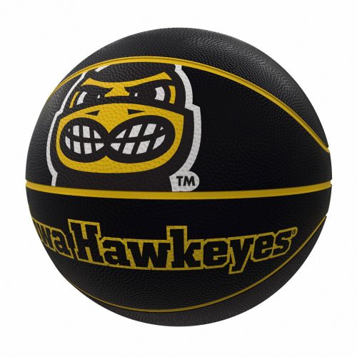 롤링스 Rawlings Iowa Hawkeyes Mascot Official-Size Rubber Basketball