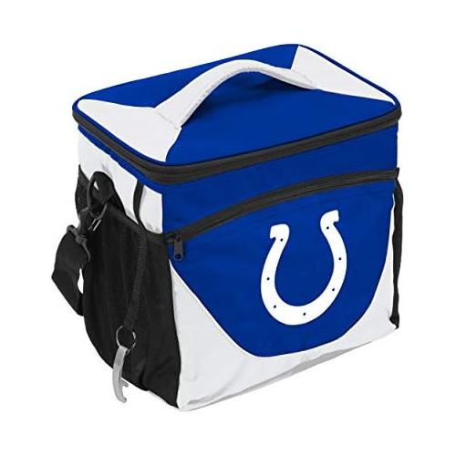  Logo Brands 614-63 NFL Indianapolis Colts 24 Can Cooler, One Size