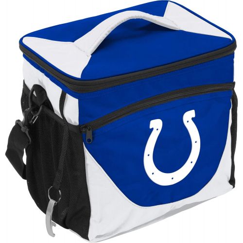  Logo Brands 614-63 NFL Indianapolis Colts 24 Can Cooler, One Size