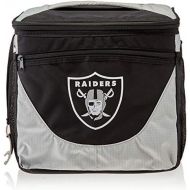 Logo Brands 623-63 NFL Oakland Raiders 24 Can Cooler, One Size, Black/Gray