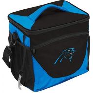 Logo Brands NFL Carolina Panthers 24 Can Cooler, One Size, Black