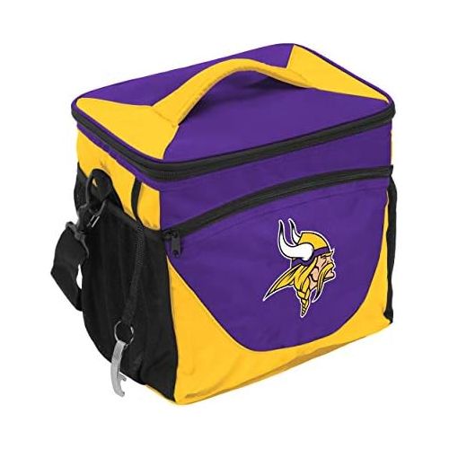  Logo Brands NFL Minnesota Vikings 24 Can Cooler, One Size, Purple