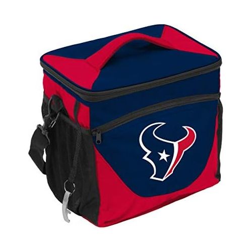  Logo Brands NFL Houston Texans 24 Can Cooler, One Size, Navy