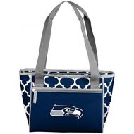 Logo Brands NFL Seattle Seahawks 16 Can Cooler Tote, Navy, One Size