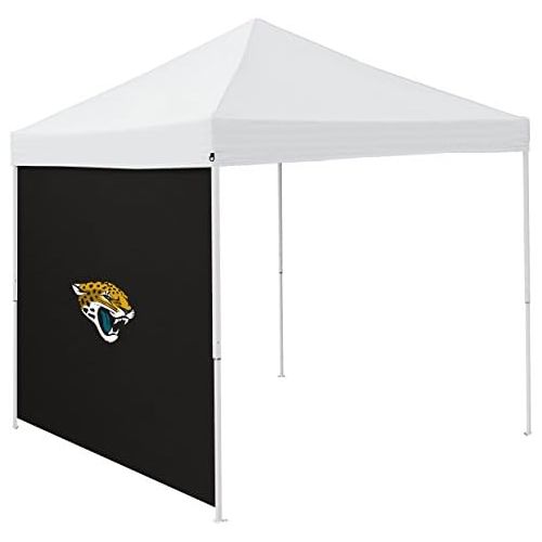  Logo Brands NFL Jacksonville Jaguars 9 x 9 Side Panel Canopy, One Size, Black