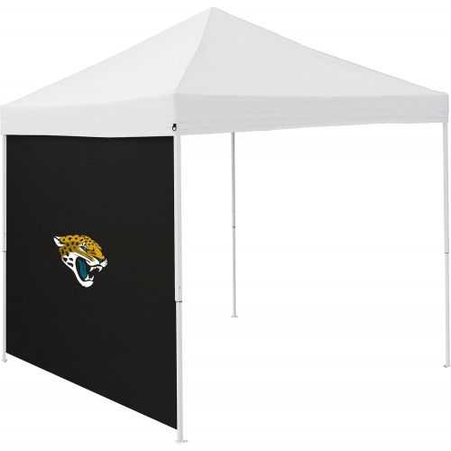  Logo Brands NFL Jacksonville Jaguars 9 x 9 Side Panel Canopy, One Size, Black