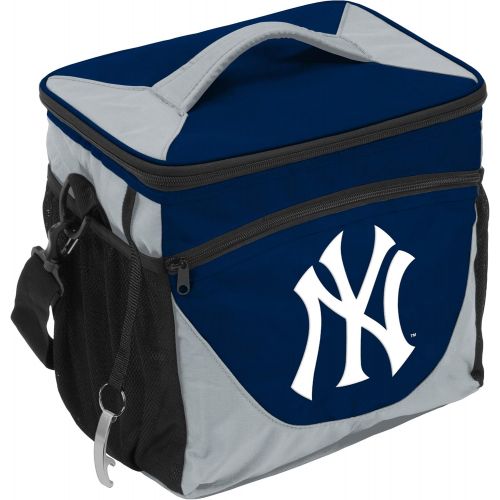  Logo Brands MLB New York Yankees 24 Can Cooler, Team Color, Small