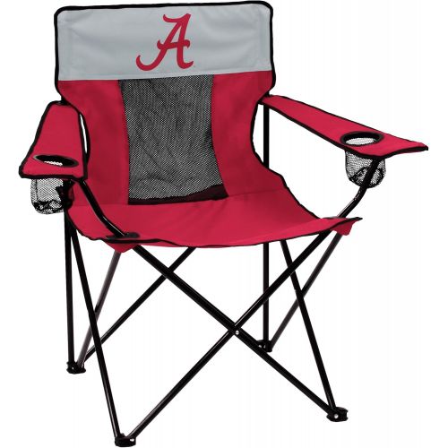  Logo Brands Collegiate Alabama Crimson Tide Elite Chair, Red, Adult