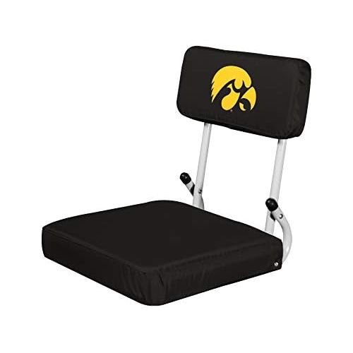  Logo Brands NCAA Iowa Hawkeyes Hardback Stadium Seat