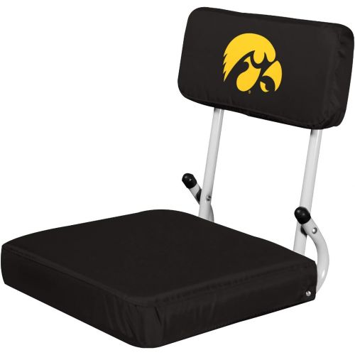  Logo Brands NCAA Iowa Hawkeyes Hardback Stadium Seat