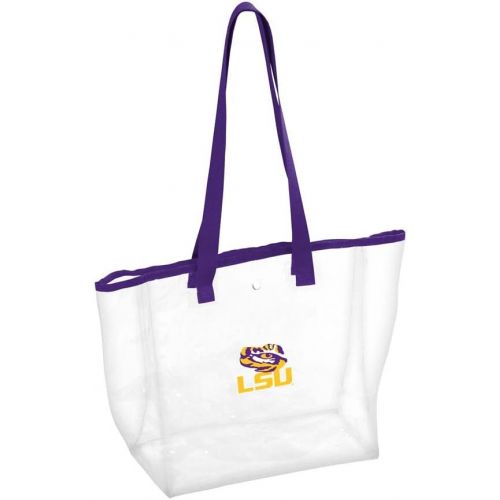  Logo Brands Officially Licensed NCAA Unisex Stadium Clear Tote, One Size, Team Color