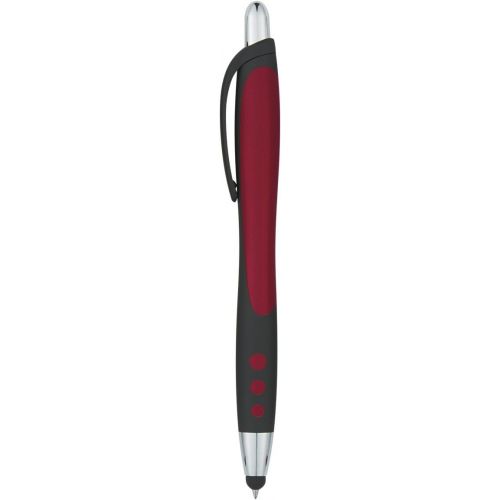  Logotastic Velvety Touch Stylus Pen - Red - (Case Pack of 250)