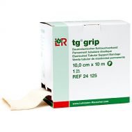 Lohmann & Rauscher Tg Grip, Size F, 10cm x 10m, Elasticated Tubular Compression Bandage for Light & Comfortable Support, Sleeve for Sprains, Strains, Soft Tissue Injuries, Skin Fri