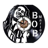 LokoARTplace Bob Marley Singer Collection Wall Clock Made of Vinyl Record Great Gifts Idea Birthday Wedding Anniversary Women Men Friends