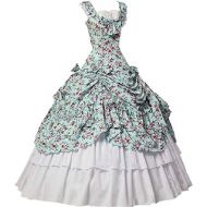 할로윈 용품Loli Miss Women Gothic Victorian Dress Civil War Southern Belle Tea Party Ball Gown Cosplay Costume