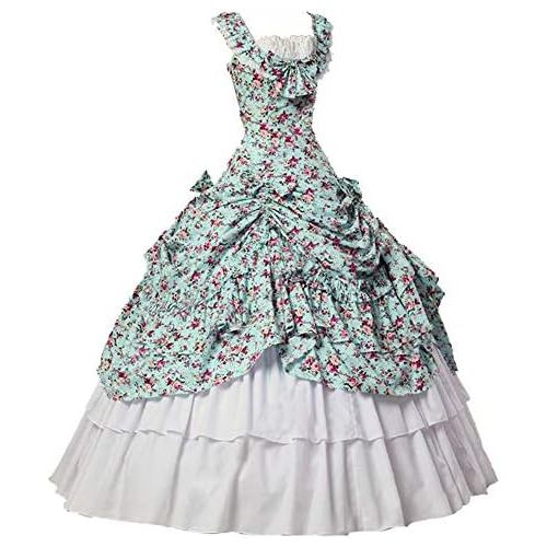  할로윈 용품Loli Miss Women Gothic Victorian Dress Civil War Southern Belle Tea Party Ball Gown Cosplay Costume