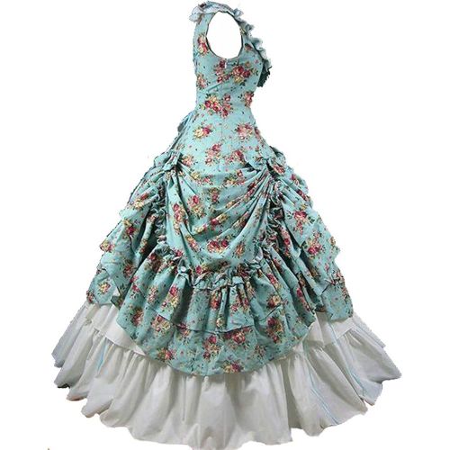  할로윈 용품Loli Miss Women Gothic Victorian Dress Civil War Southern Belle Tea Party Ball Gown Cosplay Costume