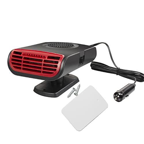  Lolicute Car Fan Heater Portable,3 in1 Car Heater Heating & Cooling& Air Purify,Electric Fan Heater,Heating Windshield Defroster Demister,Car Heater, 12v 150W