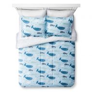 Lolli Living Boys 100% Cotton Whale of A Time Aquatic Themed Reversible Fish Comforter Set (Full/Queen)