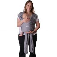 Lollie Wrap Hybrid Stretch Wrap Baby Carrier Gray. Supportive Back. Lightweight. Easy Wrap....