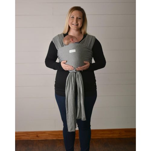  Lollie Wrap Hybrid Stretch Wrap Baby Carrier Gray. Supportive Back. Lightweight. Easy Wrap....