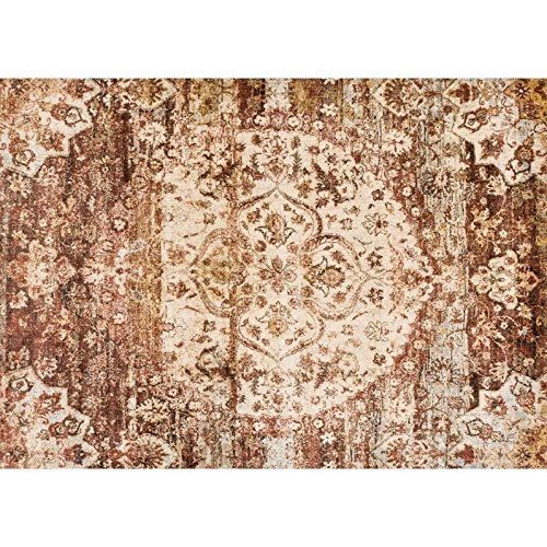  Loloi ANASAF-06RUIV2740 Anastasia Area Rug 2-7 X 4 Rust/Ivory