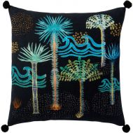 Loloi Cover with Pollyfill and Zipper Closure Throw Pillow, 22 X 22, Black