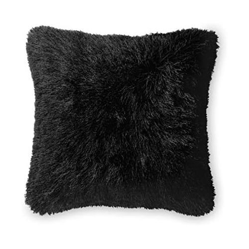  Loloi DSET Black Decorative Accent Pillow, 22 x 22 Cover WDown