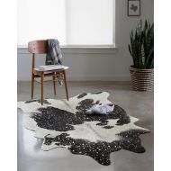 Loloi Faux Cowhide Rug Bryce Collection, 5 X 6-6, PewterGold