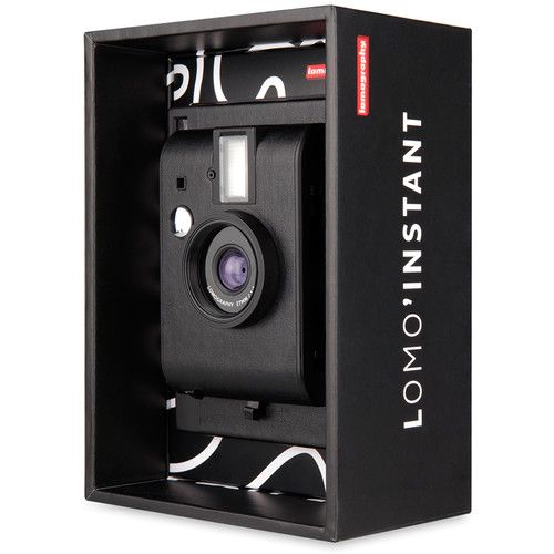  Lomography Lomo'Instant Camera & 3 Lenses (Black Edition)