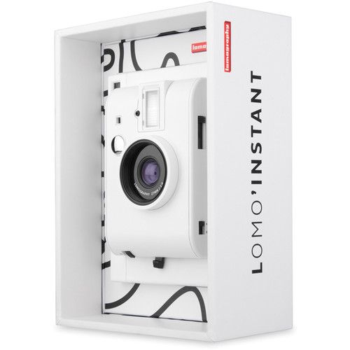  Lomography Lomo'Instant Camera & 3 Lenses (White Edition)