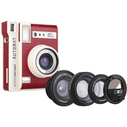  Lomography LomoInstant Automat South Beach Instant Camera + 3 Lenses