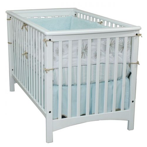  London Euro-style Matte White Stationary Crib by Child Craft