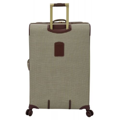  London Fog Cambridge II 20 Expandable Spinner, Olive Houndstooth