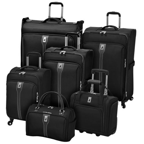  London Fog Knightsbridge 25 Expandable Spinner, Black