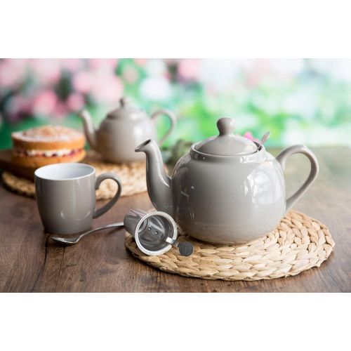  London Pottery 72203 Teekanne mit Teesieb, Bauernhof, Keramik, klein