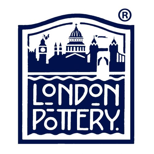  London Pottery Teekanne mit Sieb, Keramik, London Grey, fuer 6 Tassen (1,6 l)