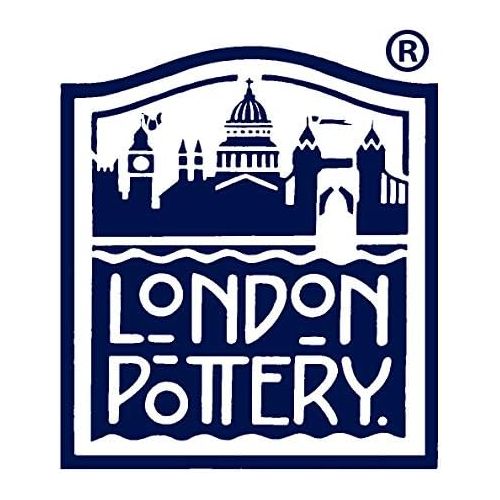  London Pottery Geo Filter Teesieb Teekanne Keramik rot 4 Tassen (1,1 Liter)