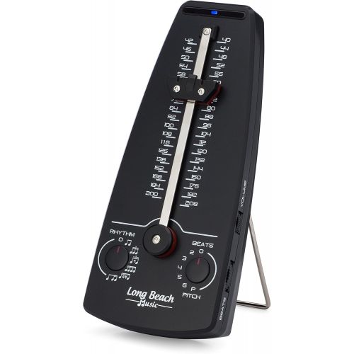  Long Beach Music Digital Metronome + Pitch Generator + Rhythm & Beats for Musicians, Piano, Violin, Guitar