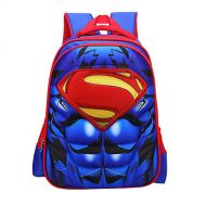 Longda School Backpack Kids Schoolbag Student Bookbag with 3D Anime Super Hero Design