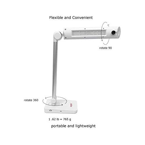  [아마존베스트]Longjoy Digital Portable Overhead USB Distance Teaching Document Camera LV-1010 (White)