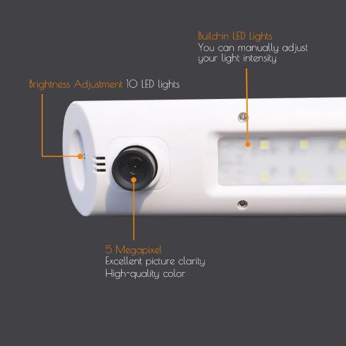  [아마존베스트]Longjoy Digital Portable Overhead USB Distance Teaching Document Camera LV-1010 (White)