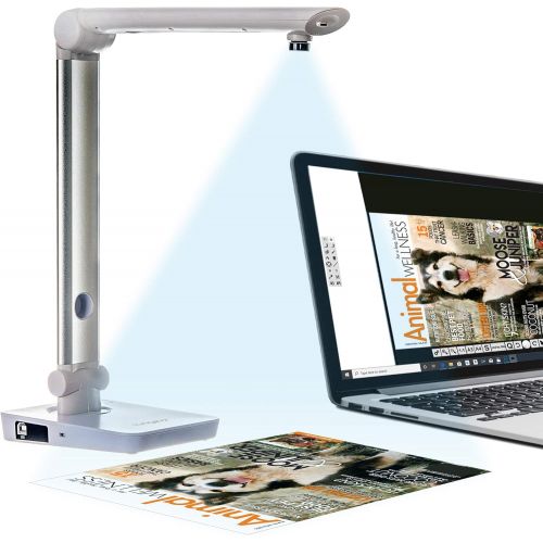  [아마존베스트]Longjoy Digital Portable Overhead USB Distance Teaching Document Camera LV-1010 (White)