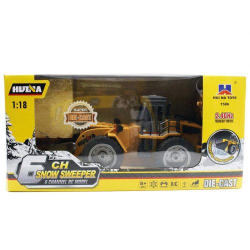  Longshow Remote Control car，RC Truck Alloy Shovel Loader Tractor 2.4G Radio Control 4 Wheel Bulldozer 4WD Front Loader Construction Vehicle Electronic Toys Game Hobby Model...