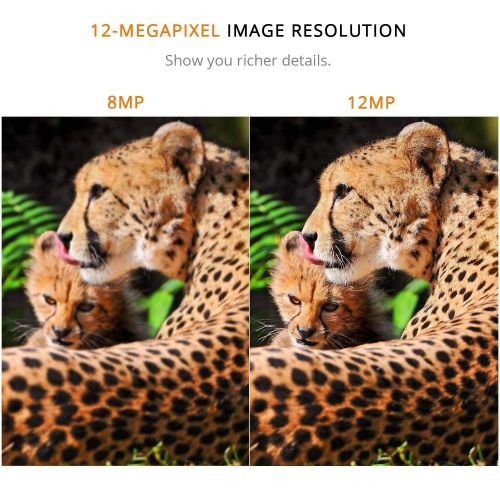  Longsonk Trail Camera, Game Hunting Camera 12MP 1080P HD with 26pcs 940nm No Glow Infrared Night Vision 120° Wide Angle IP66 Waterproof For Security MonitoringWildlife DetectionA