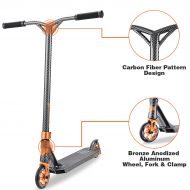 Longway Aluminium Pro Stunt Kick Scooter Precinct Carbon with BMX Handlebars