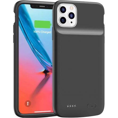  [아마존베스트]Lonlif Battery Case for iPhone 11 Pro Max, 5000mAh Ultra Slim Portable Charging Case Protective Charger Case, Rechargeable Extended Battery Pack for iPhone 11 Pro Max (6.5 inch) (B