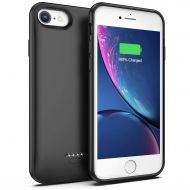 Lonlif Battery Case for iPhone 7/8, 4000mAh Portable Protective Charging Case Compatible with iPhone 7/8 (4.7 inch) Rechargeable Extended Battery Charger Case (Black)